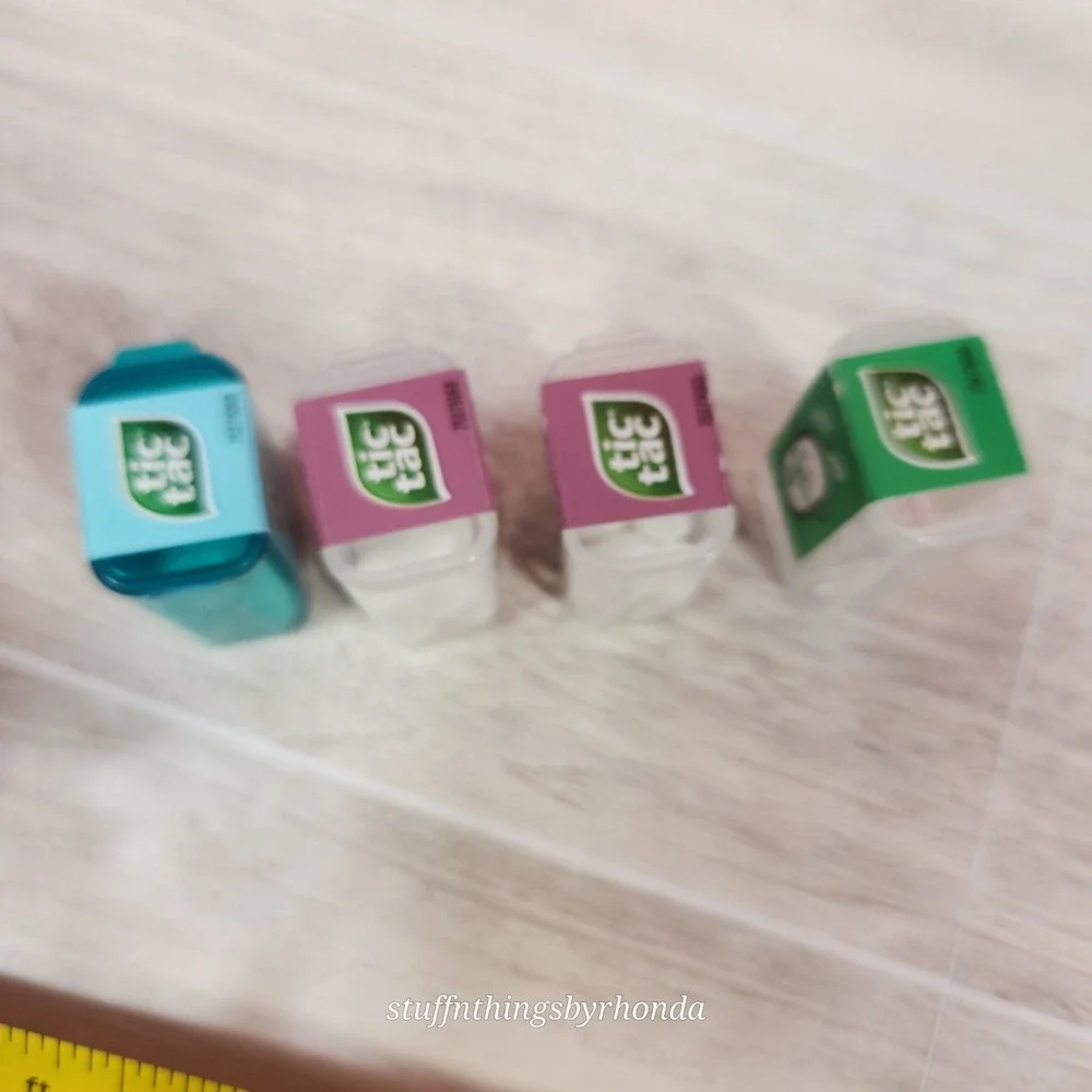 Tic‎ Tac LARGE Empty Container From Mini Box Set - See pictures